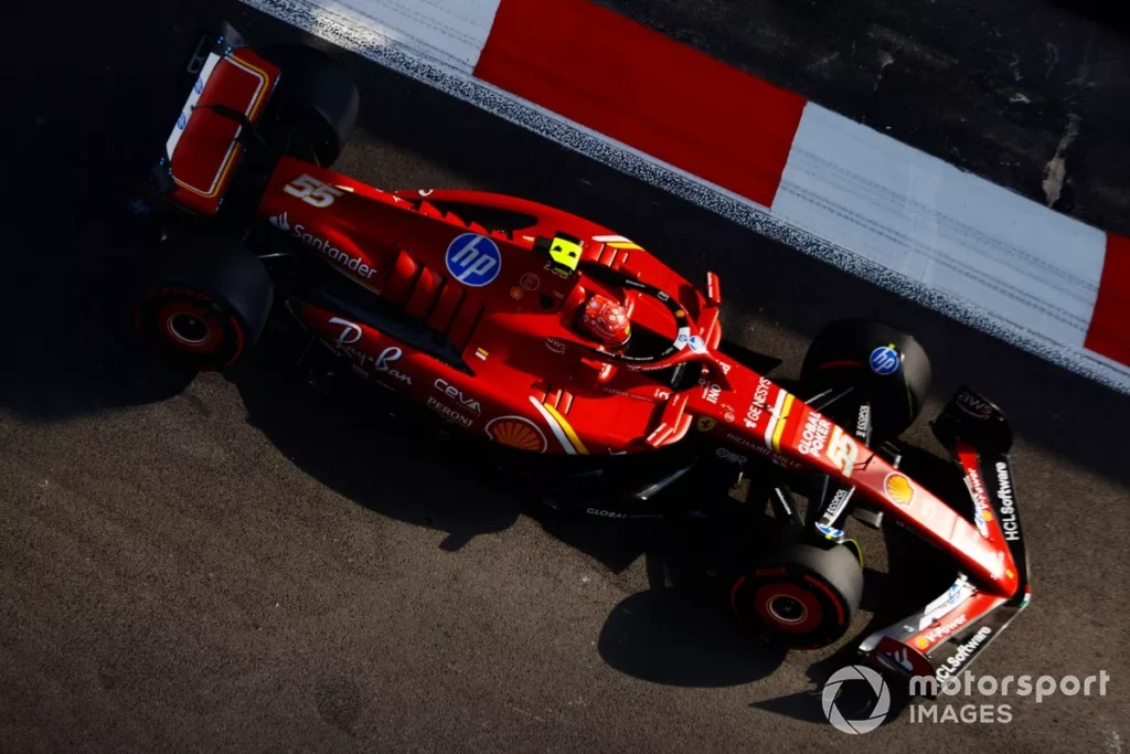 Au volant de sa SF-24, Carlos Sainz s'assure de finir sa collaboration avec Ferrari de la meilleure des façons.